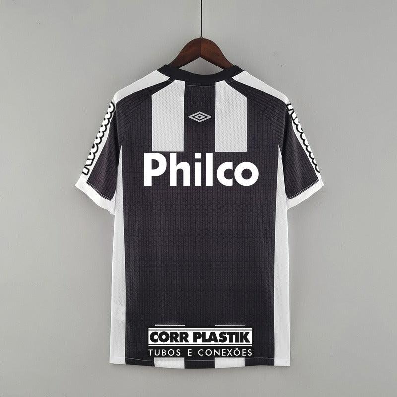 Camisa Santos Reserva + Patrocínios 22/23 - Versão Torcedor - Boutique do Boleiro