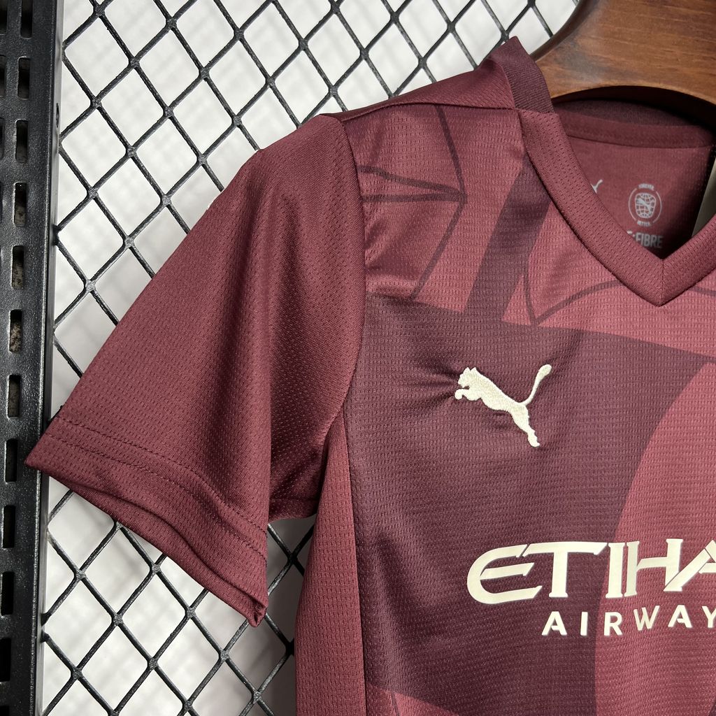 Kit Infantil Manchester City Reserva 3 24/25