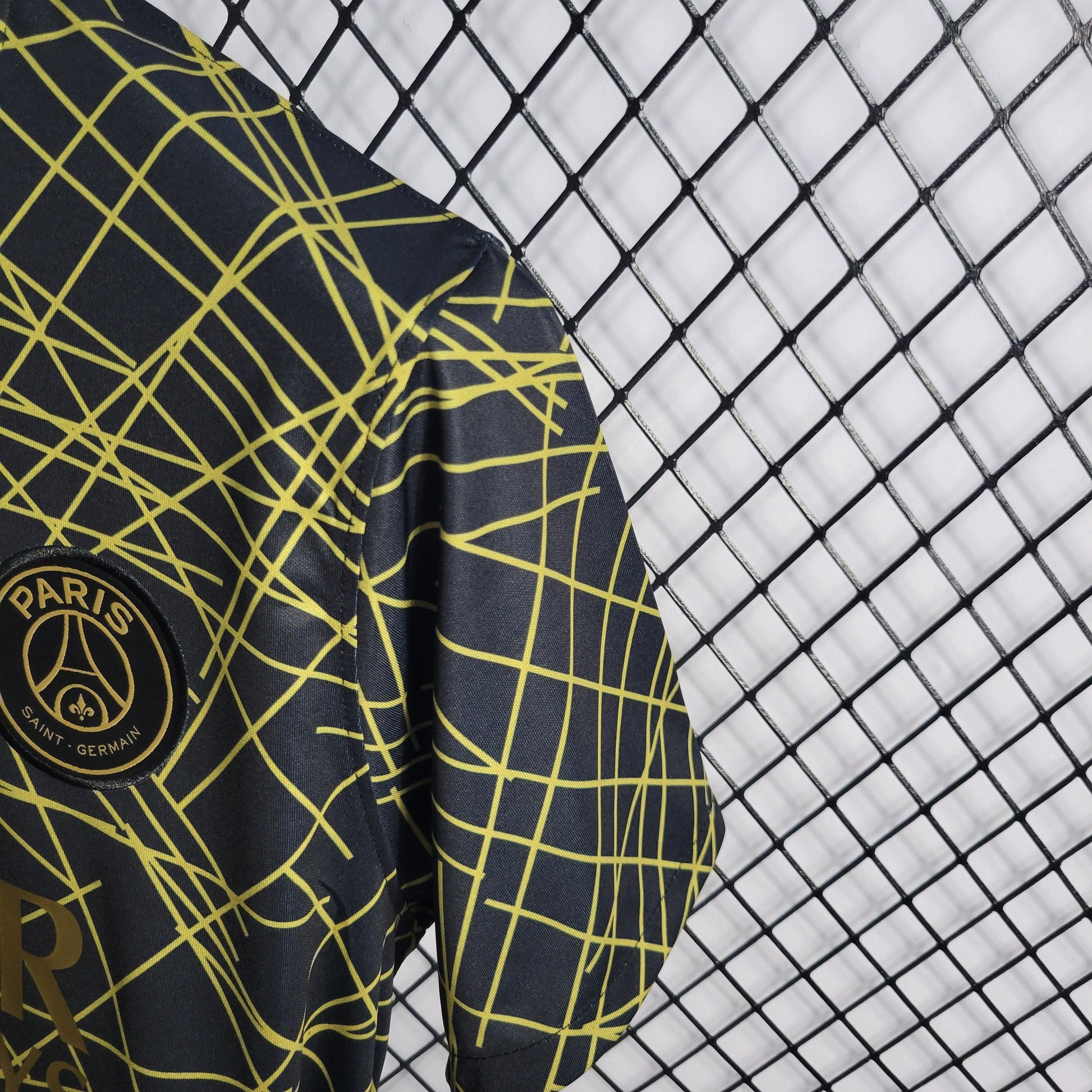 Camisa PSG Treino Preta e Dourada 22/23 - Versão Torcedor - Boutique do Boleiro