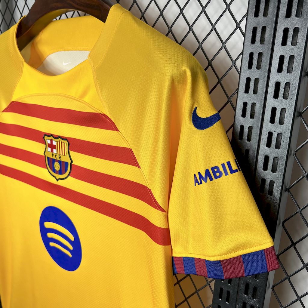 Camisa Barcelona Amarela 24/25 - Versão Torcedor