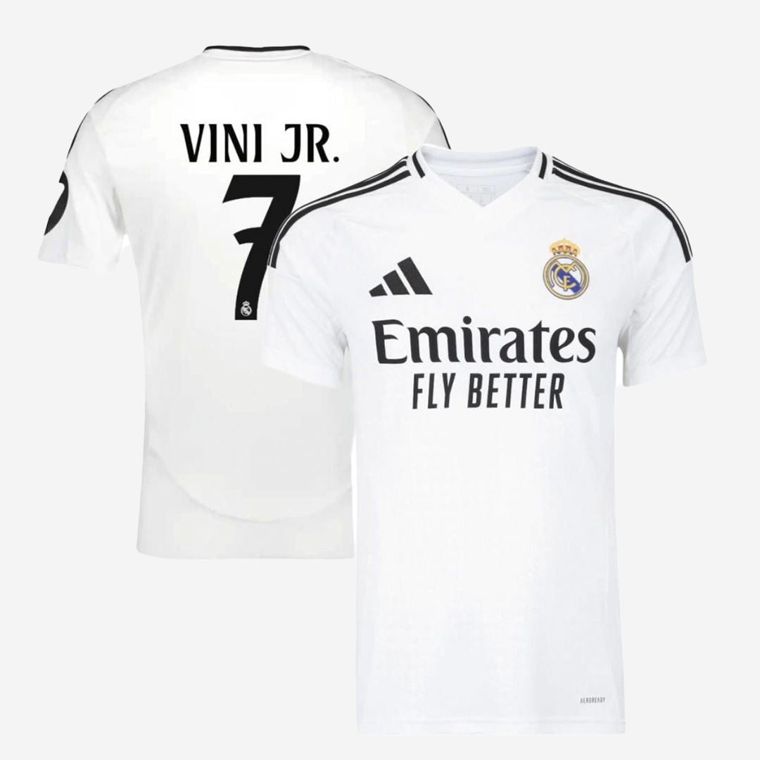 Camisa Real Madrid 2024/25 I N° 7 Vini Jr.