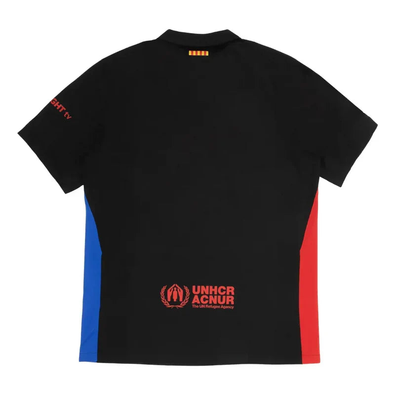Camisa Barcelona Edição Especial Travis Scott 2025 Preta Masculina