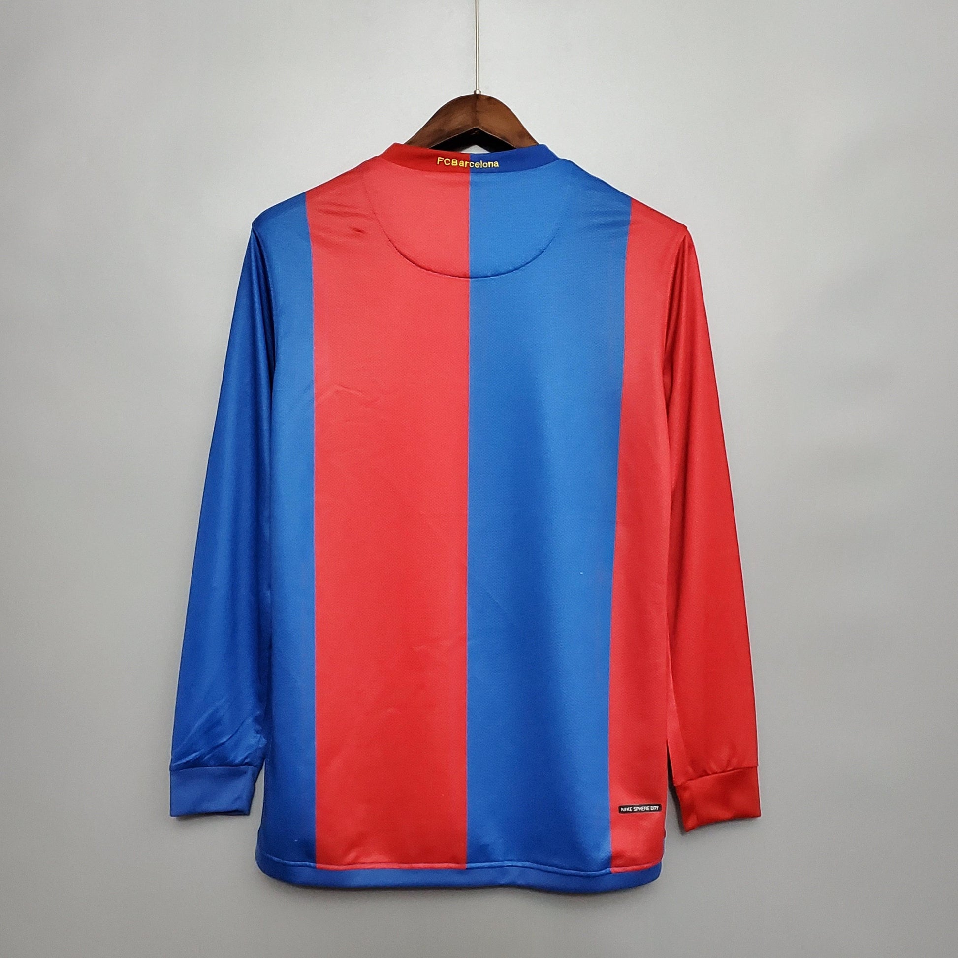 Camisa Barcelona Titular 06/07 - Versão Retro Manga Comprida - Boutique do Boleiro