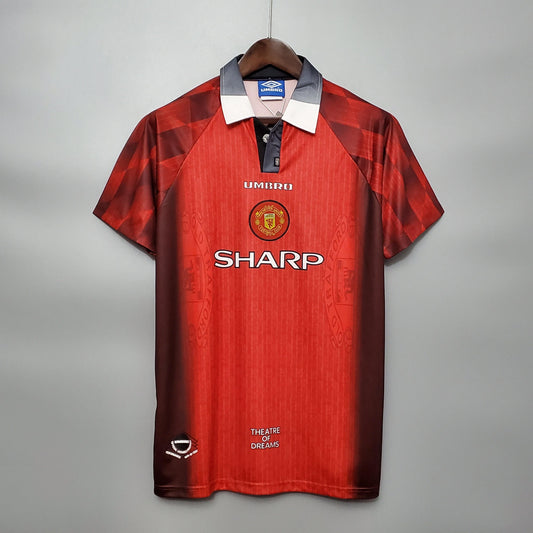 Camisa Manchester United Titular 1996 - Versão Retro - Boutique do Boleiro
