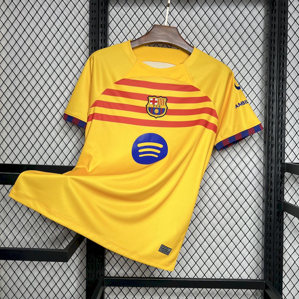 Camisa Barcelona Amarela 24/25 - Versão Torcedor