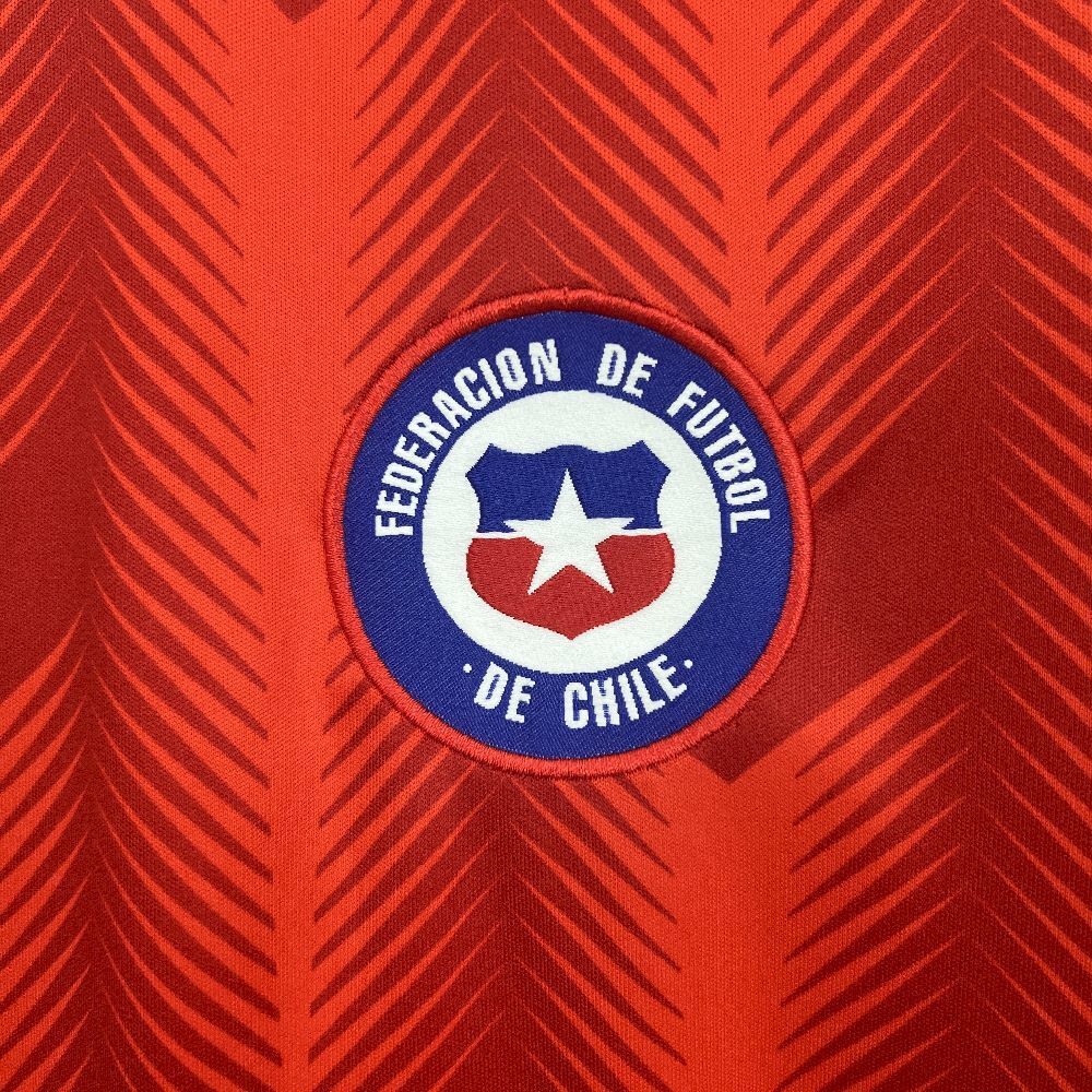 Camisa Chile Titular 25/26  Copa do Mundo - Versão Torcedor