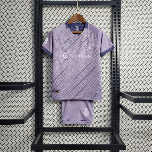 Kit Infantil Al-Nassr Terceira Camisa 23/24 - Boutique do Boleiro