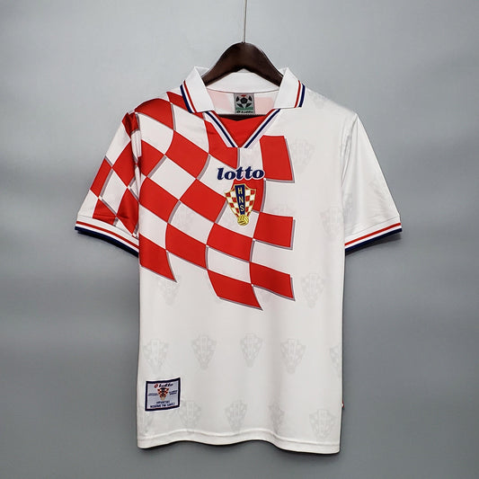 Camisa Croácia 1998 Titular - Versão Retro - Boutique do Boleiro