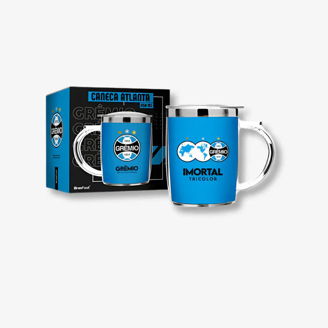Caneca Térmica Inox 350ML Grêmio Imortal