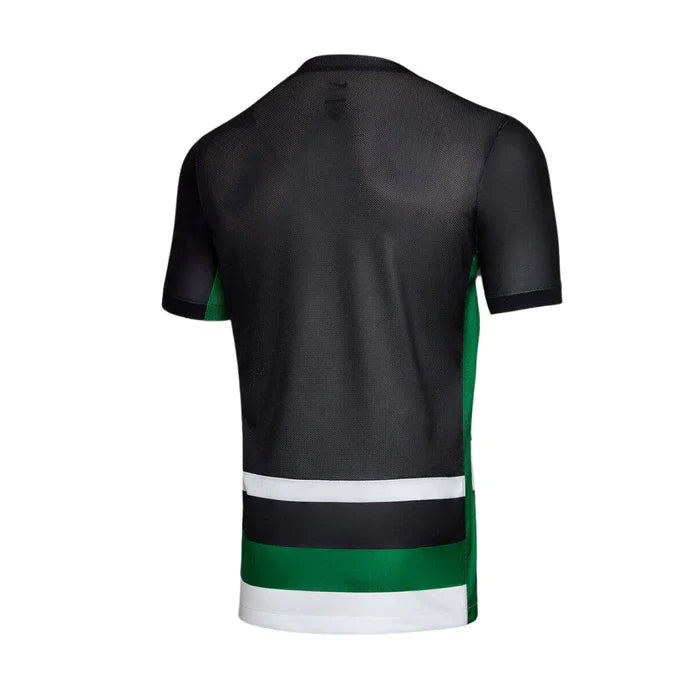 Camisa Sporting CP 24/25 Home Nike Torcedor - Preto,Verde e Branco