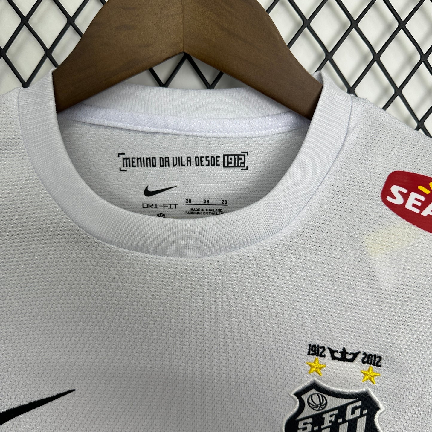 Kit Infantil Santos Manga Longa 11/12 - Versão Retrô