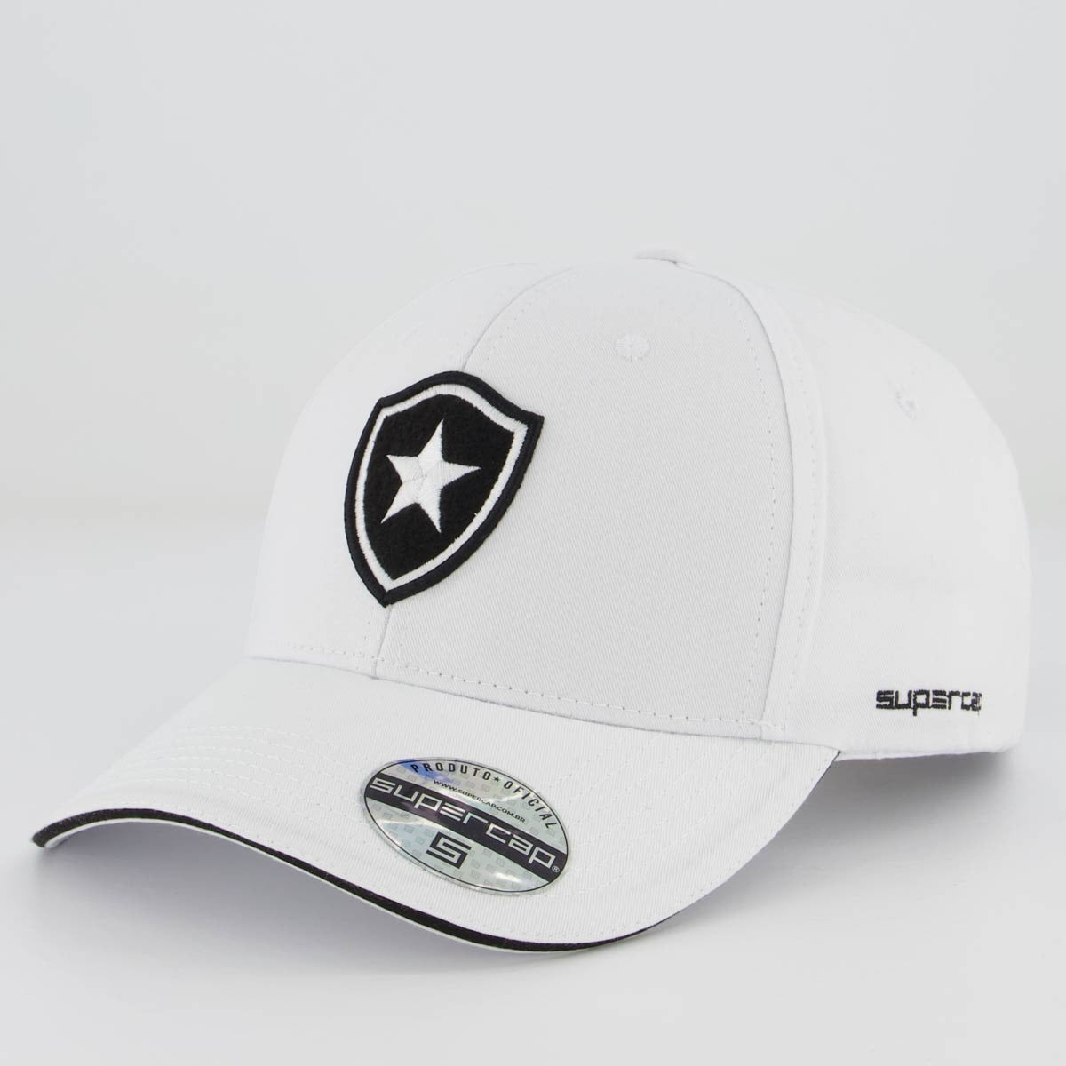 Boné Botafogo 6 Gomos Branco