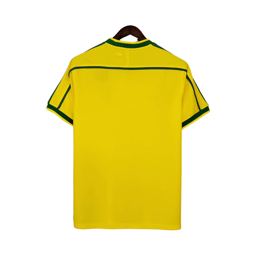Camisa Retrô 1998 Seleção Brasileira I Masculina - Amarela