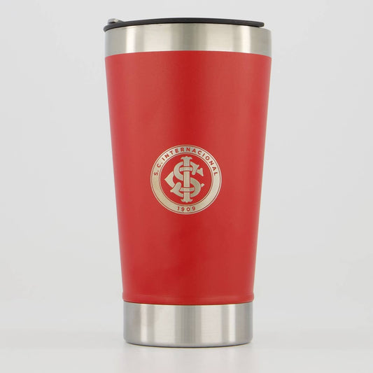 Copo Térmico Internacional Escudo em Laser 473ml Vermelho