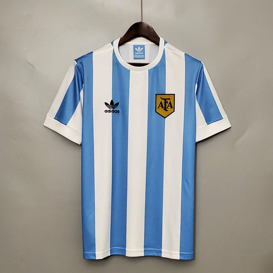 Camisa Argentina Titular 1978 - Versão Retro - Boutique do Boleiro