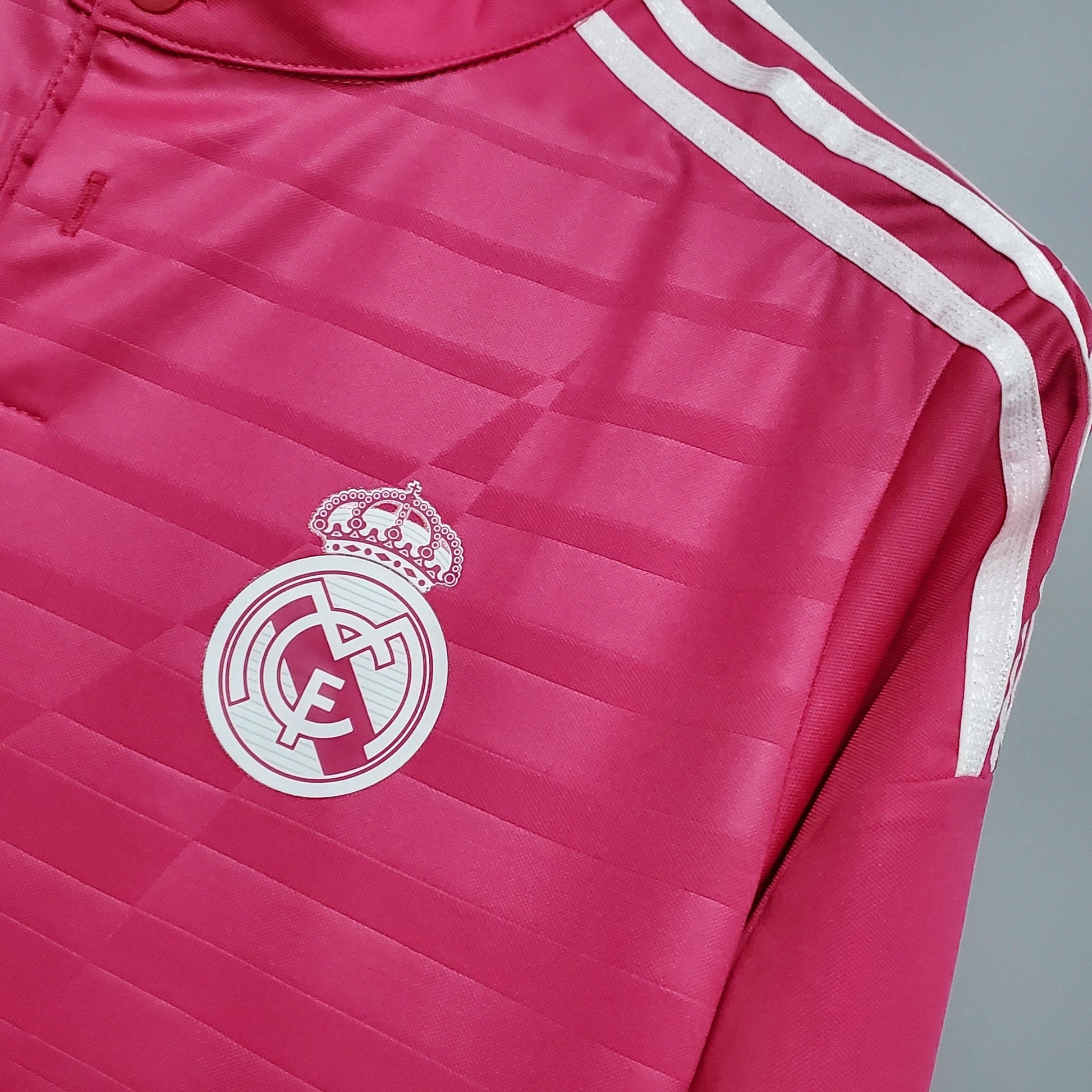 Camisa Real Madrid Reserva 14/15 - Versão Retro Manga Comprida - Boutique do Boleiro