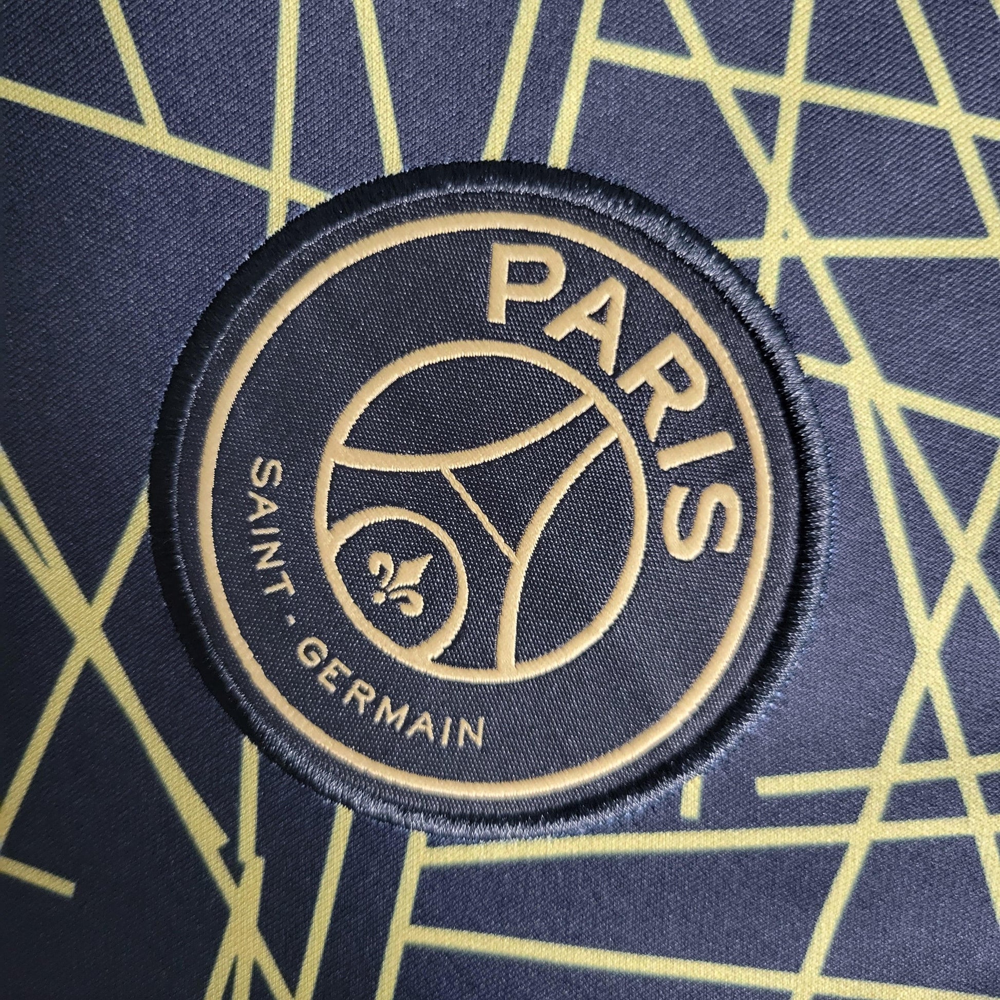 Camisa PSG Treino Preta e Dourada 22/23 - Versão Torcedor - Boutique do Boleiro