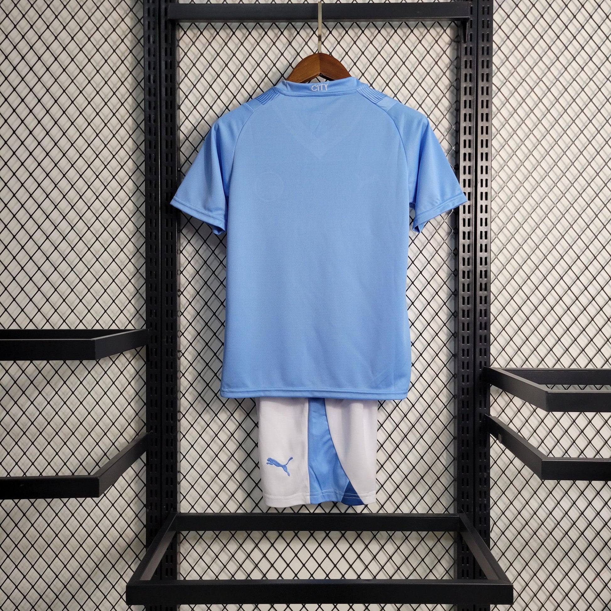 Kit Infantil Manchester City Titular 23/24 - Boutique do Boleiro