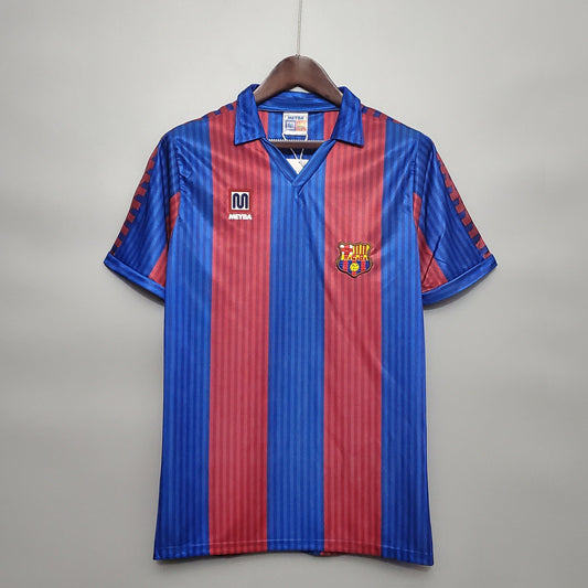 Camisa Barcelona Titular 90/91 - Versão Retro - Boutique do Boleiro