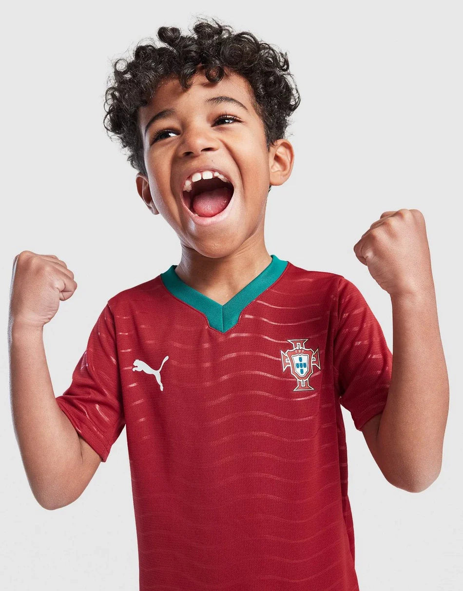 Kit Infantil Portugal Titular  26/27 - Copa do Mundo